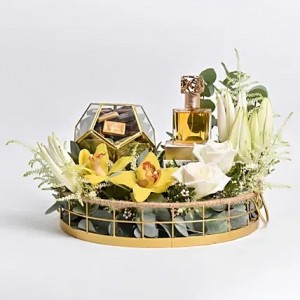 Floral Beauty With Perfume